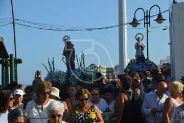 Procesión marítimo-terrestre de Melenara 2018 (Foto TA)